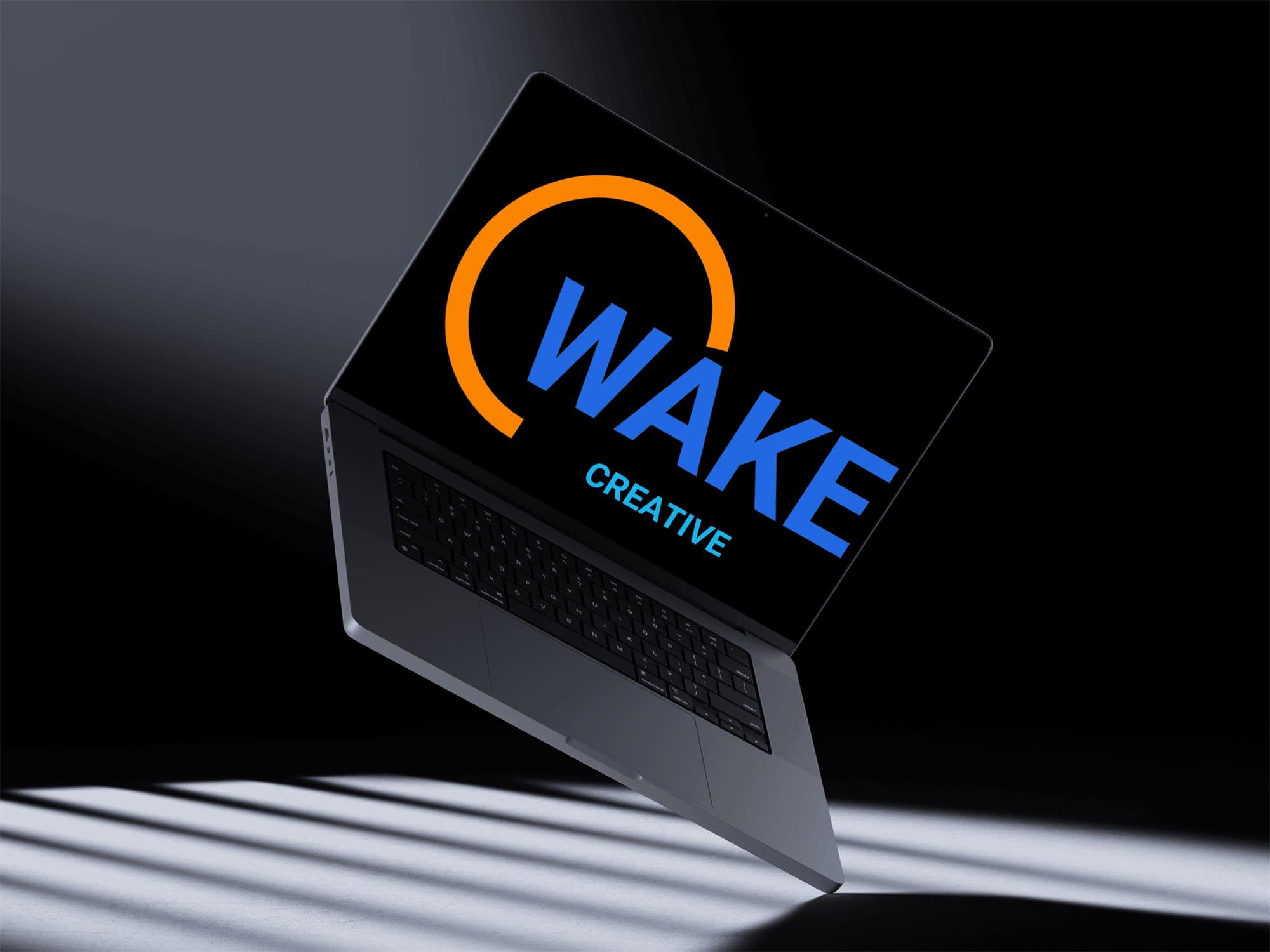 Wake Creative: Dark-theme design system for a web3 startup